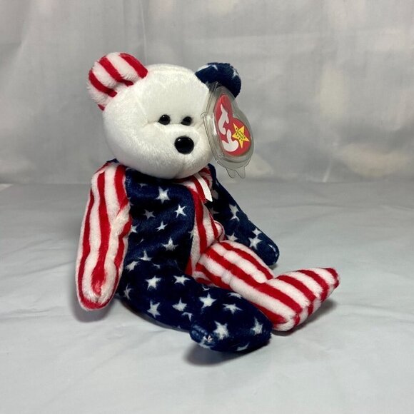 Ty Beanie Baby Spangle 1999 Retired P.E. Pellets 7th Gen Tush Tag Rare Vintage - Picture 6 of 12